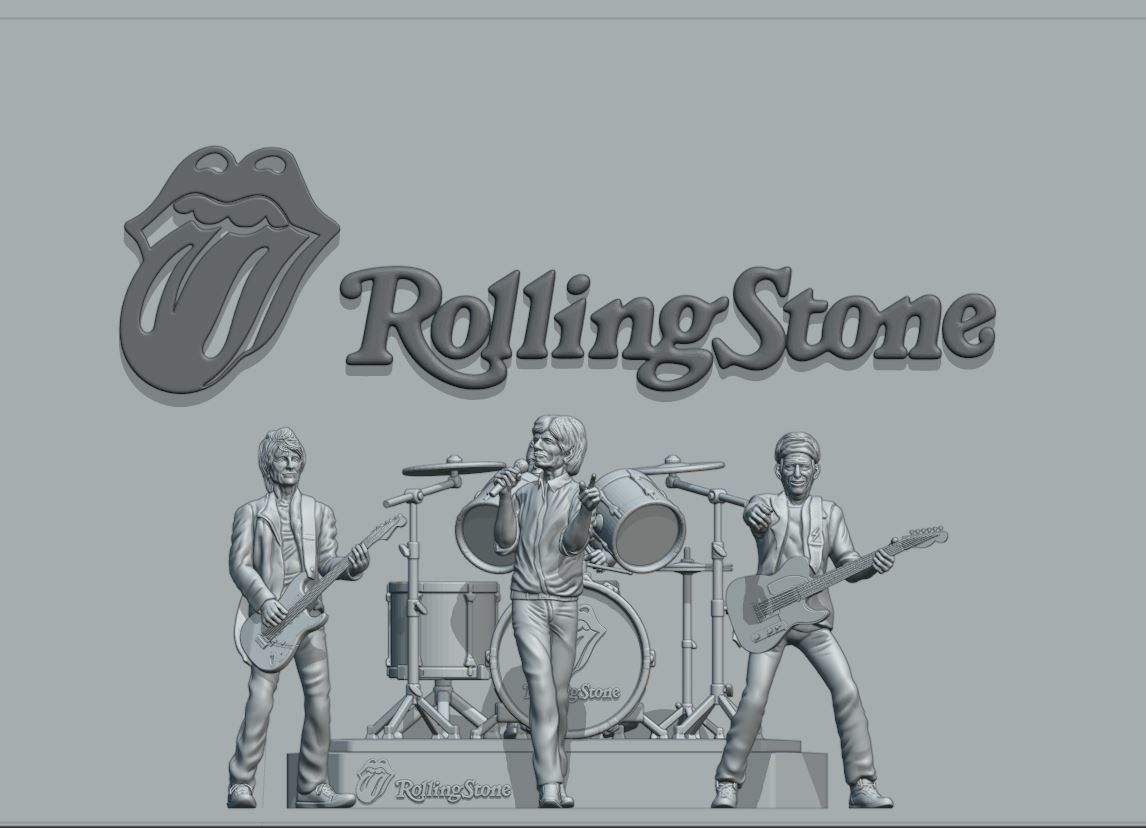 THE ROLLING STONES MICK JAGGER - 3DPRINTING 3D print model_3