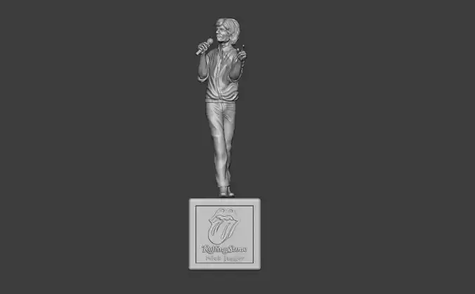 THE ROLLING STONES MICK JAGGER - 3DPRINTING 3D print model