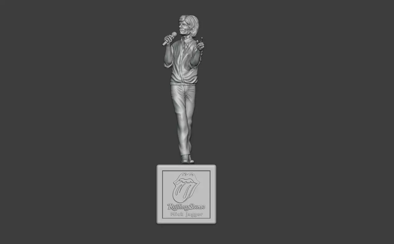 THE ROLLING STONES MICK JAGGER - 3DPRINTING 3D print model_0