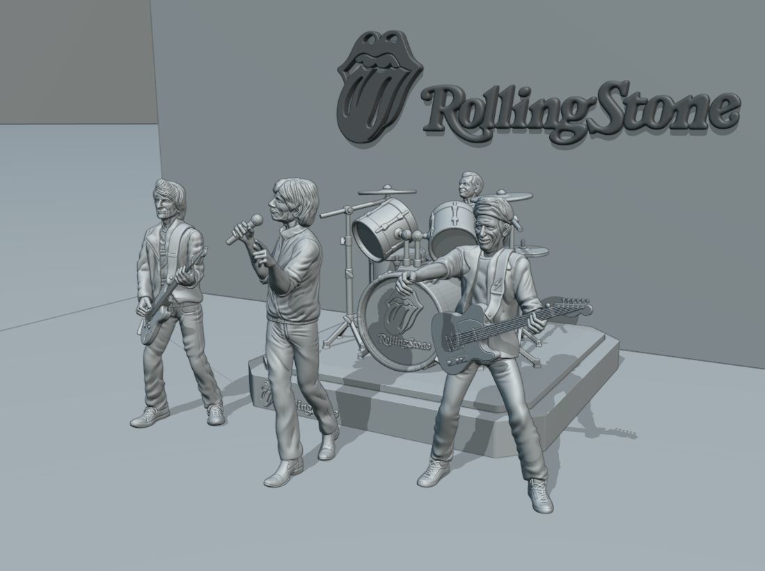 THE ROLLING STONES MICK JAGGER - 3DPRINTING 3D print model_9