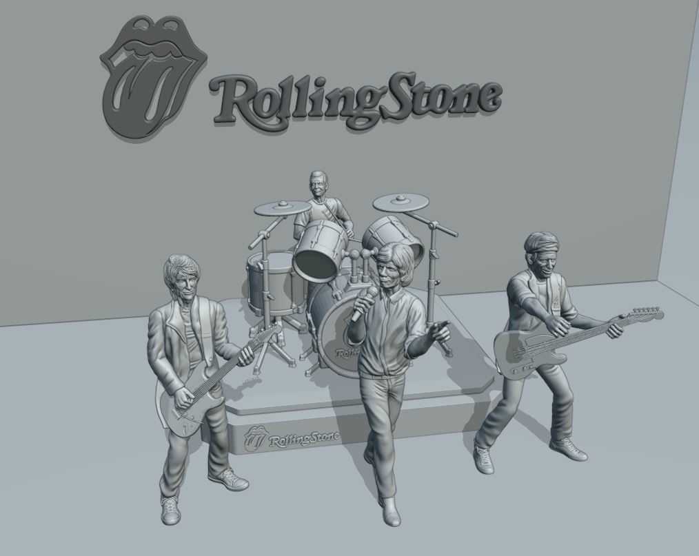 THE ROLLING STONES MICK JAGGER - 3DPRINTING 3D print model_7