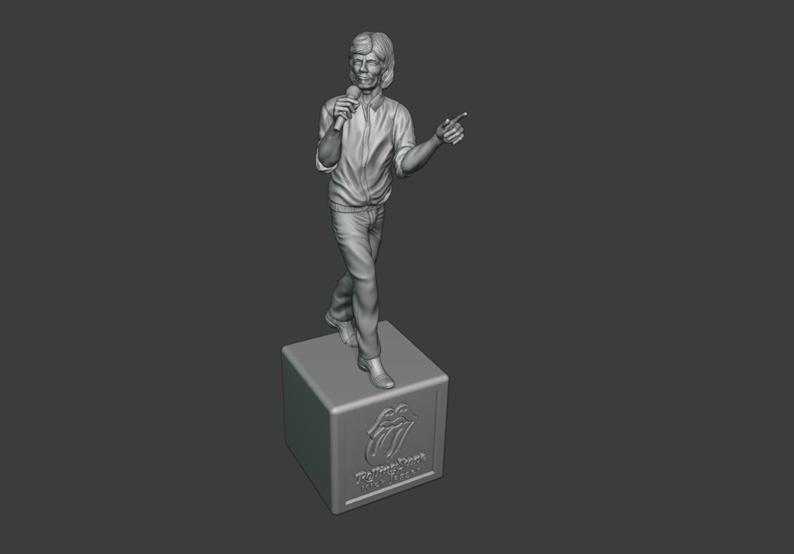 THE ROLLING STONES MICK JAGGER - 3DPRINTING 3D print model_12