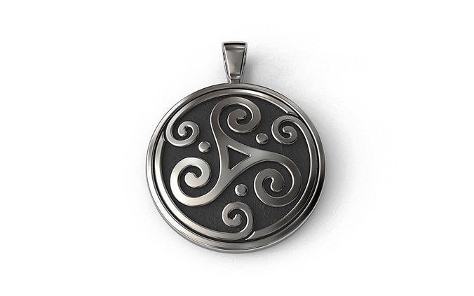 Celtic pendant Free 3D print model