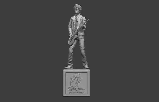 THE ROLLING STONES RONNIE WOOD - 3DPRINTING 3D print model