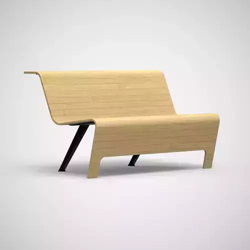 Sellex modular Bench oak finish