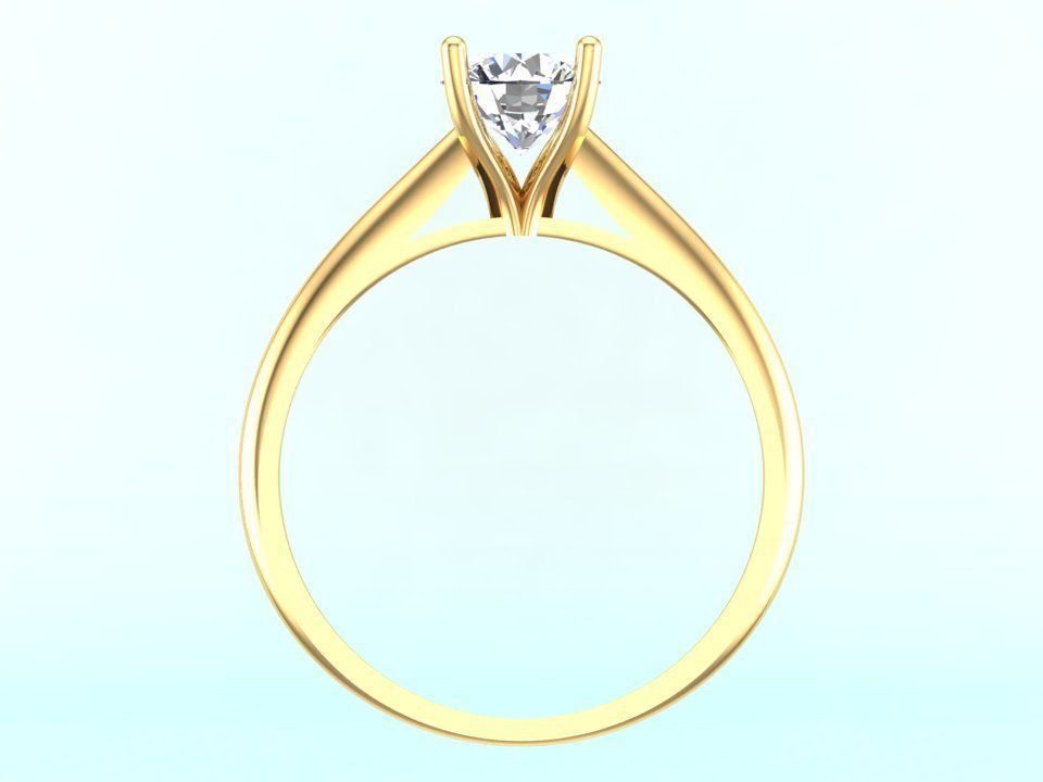 Diamond ring - Womens Rings 3D print model_5