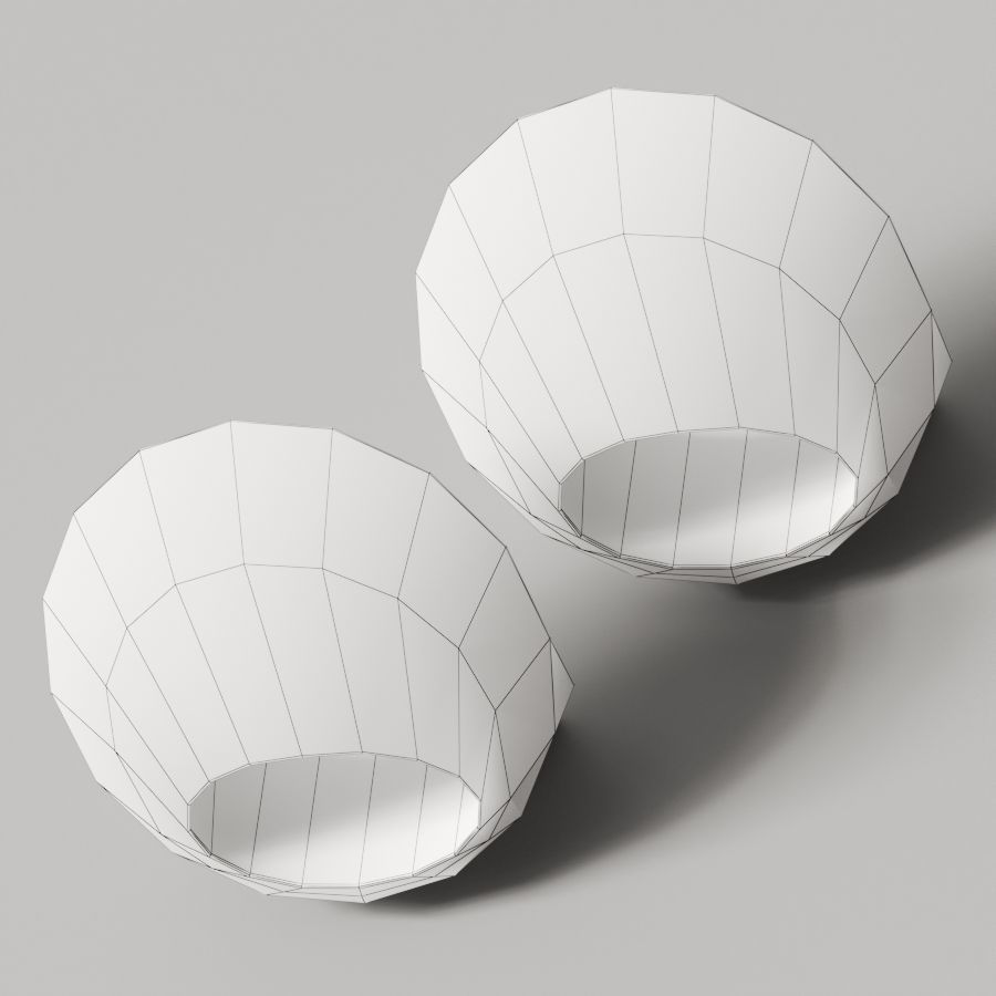 Luceplan Garbi Wall Lamp 3D model_2