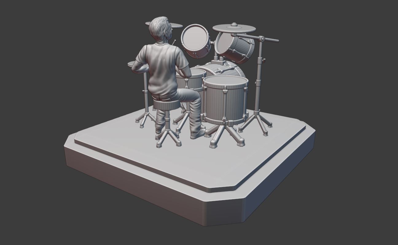 THE ROLLING STONES CHARLIE WATTS - 3DPRINTING 3D print model_9
