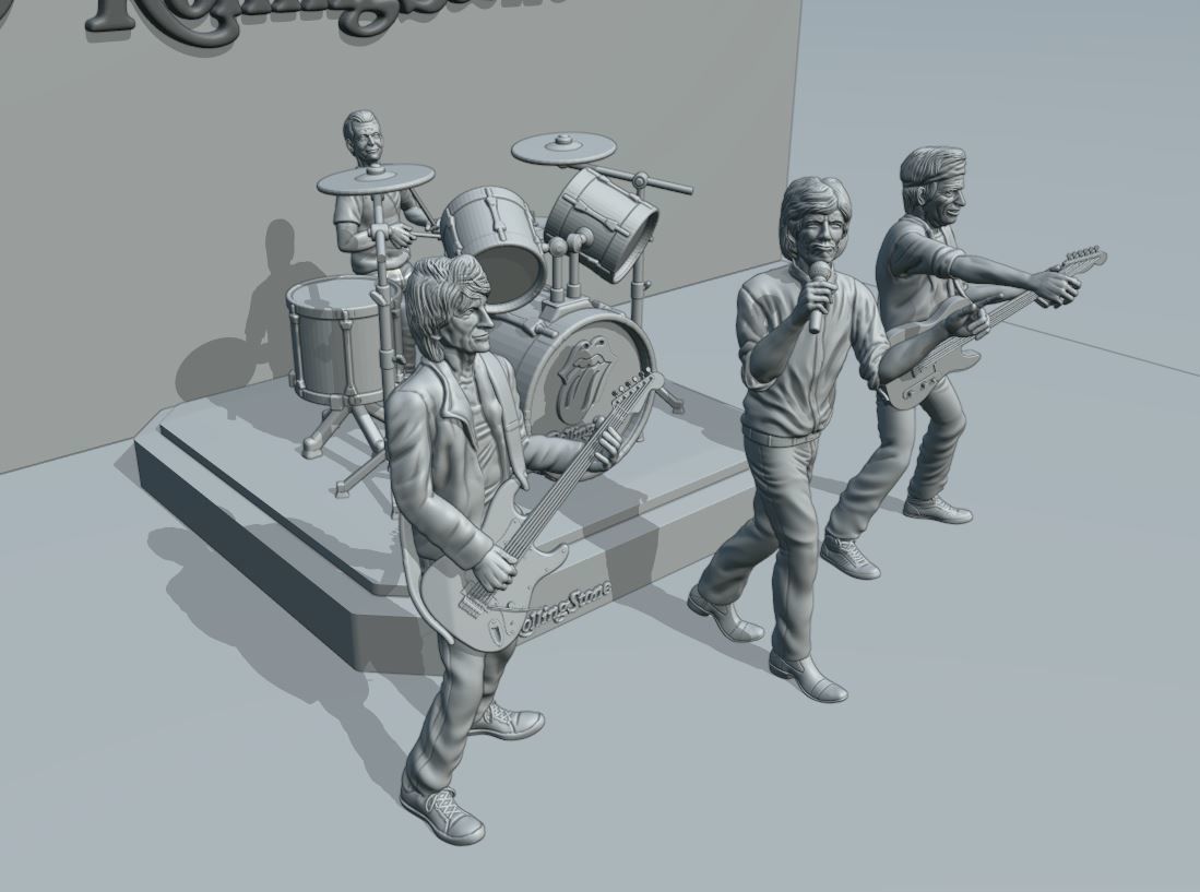 THE ROLLING STONES CHARLIE WATTS - 3DPRINTING 3D print model_1