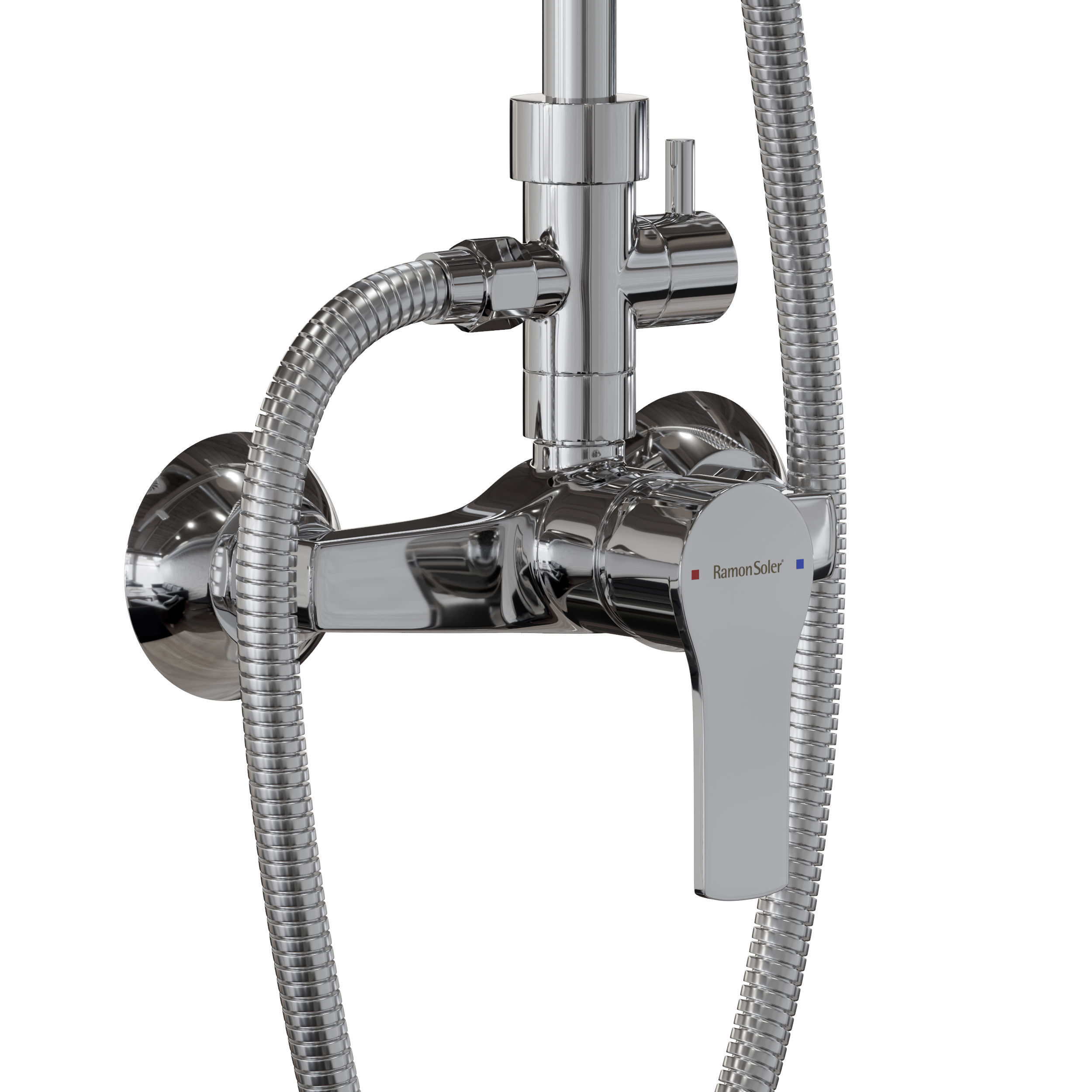 Shower system Ramon Soler TITANIUM 1878RP240 3D model_2
