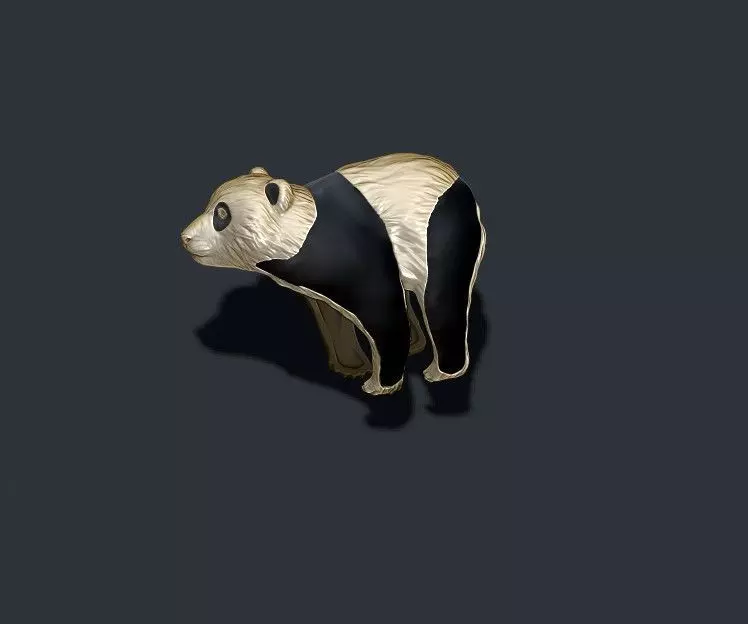 Panda ring 3D print model