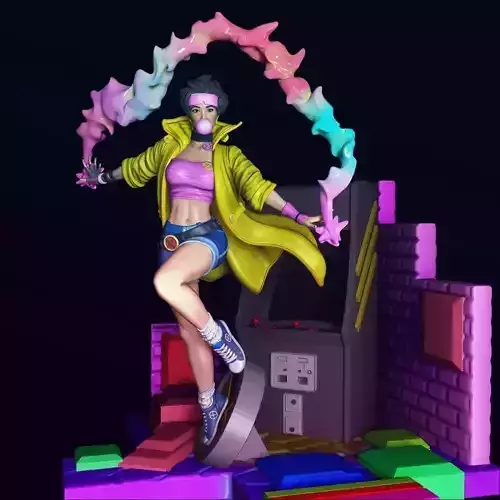 Jubilee girl blocks 3D print model