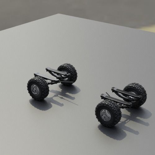 LIFT KIT 02A-2 LEAF SPRINGS 3D print model_2