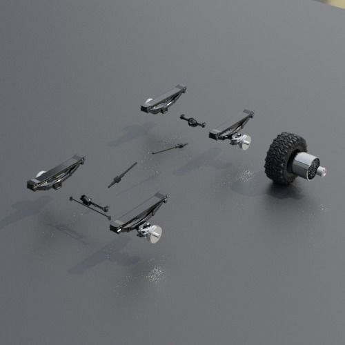 LIFT KIT 02A-2 LEAF SPRINGS 3D print model_13