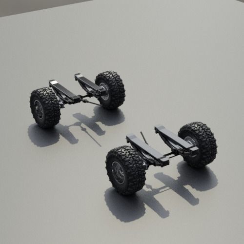 LIFT KIT 02A-2 LEAF SPRINGS 3D print model_1