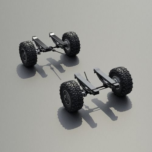LIFT KIT 02A-2 LEAF SPRINGS 3D print model