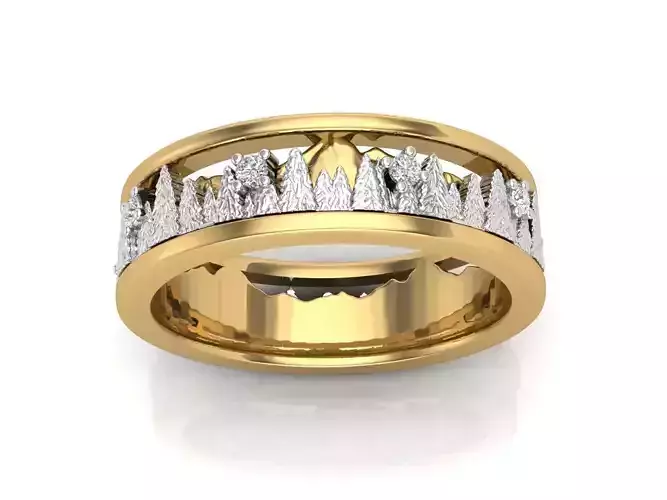 Forest mountain ring
