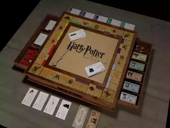 Harry Potter Monopoly 3D model