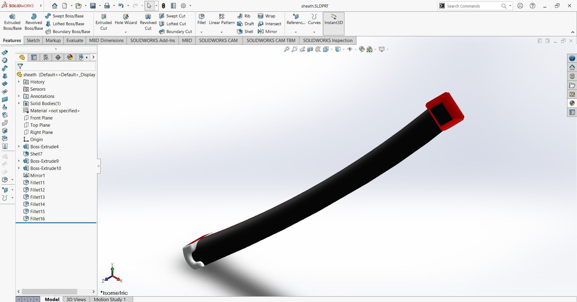 Katana sword from anime Demon slayer 3D model_2