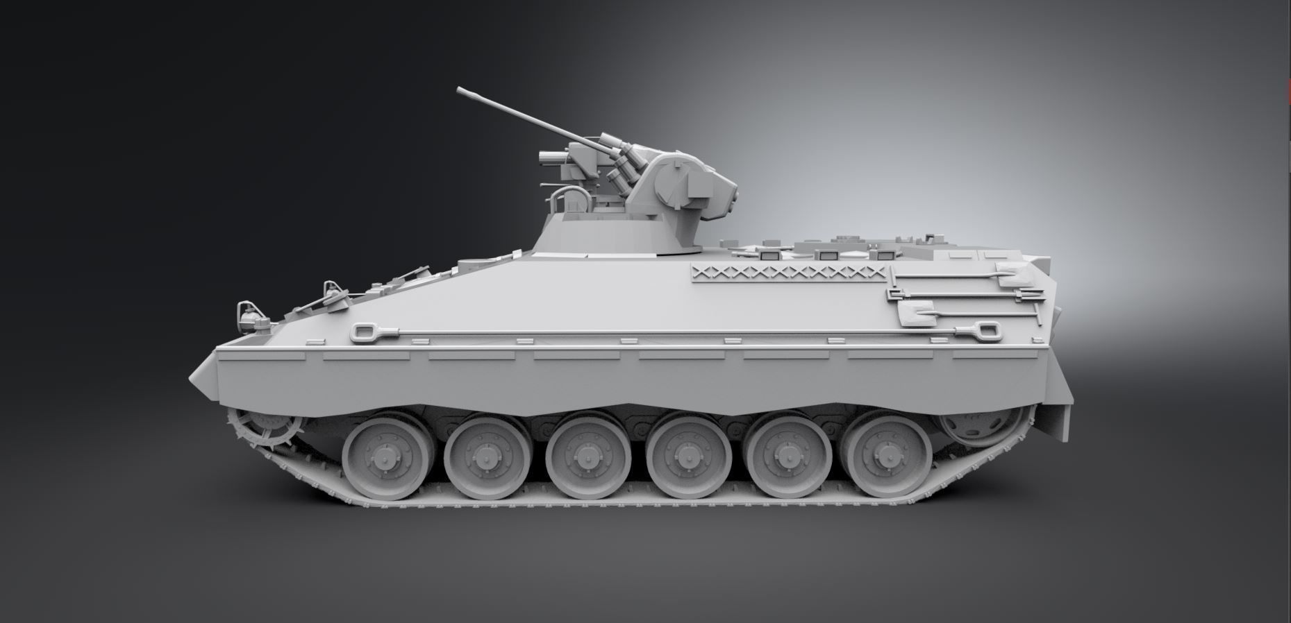 Marder IFV Scale model 3D print model_1