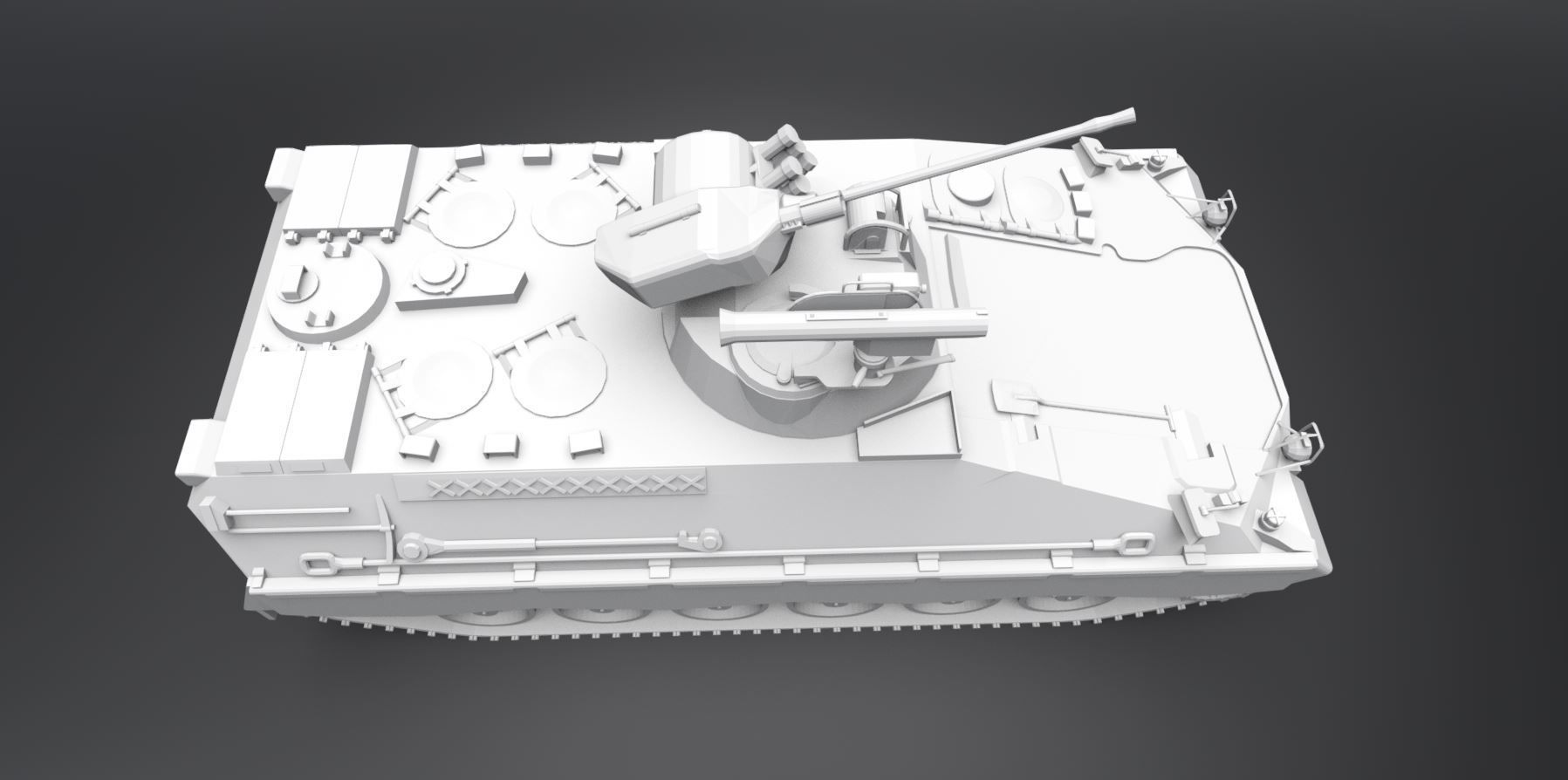 Marder IFV Scale model 3D print model_3