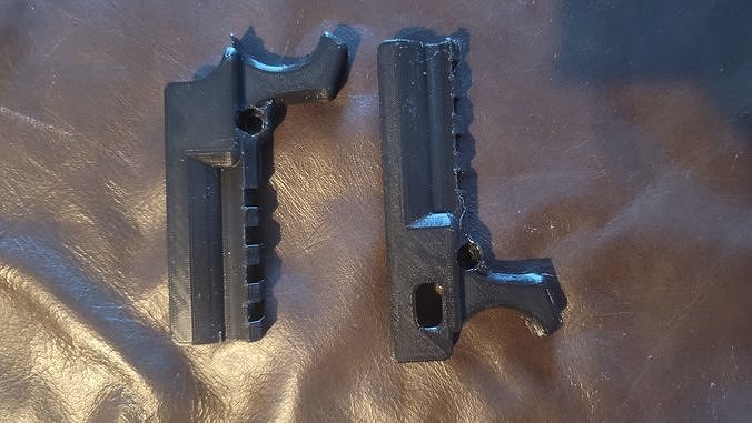 Picatinny Rail Mount For Beretta M9 92F Airsoft Gun 3D print model