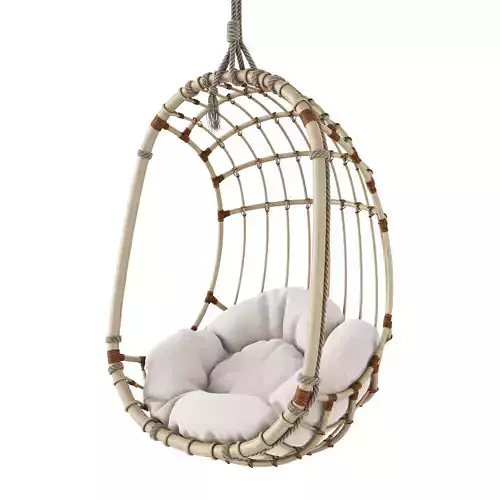 Rattan cocoon chair