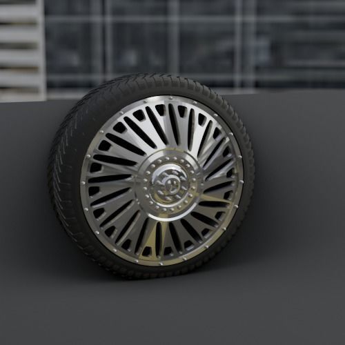 WHEEL FOR CUSTOM TRUCK 21F FRONT AND DOUBLED BACK 3D print model_3