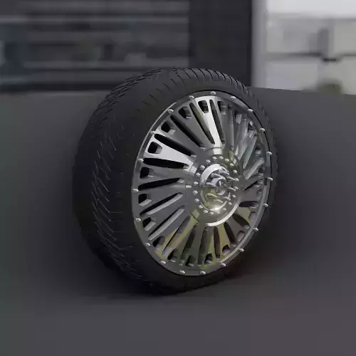 WHEEL FOR CUSTOM TRUCK 21F FRONT AND DOUBLED BACK 3D print model