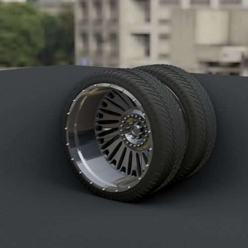 WHEEL FOR CUSTOM TRUCK 21F FRONT AND DOUBLED BACK 3D print model_7