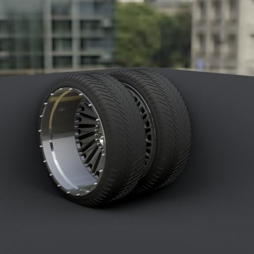 WHEEL FOR CUSTOM TRUCK 21F FRONT AND DOUBLED BACK 3D print model_9