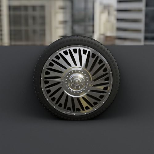 WHEEL FOR CUSTOM TRUCK 21F FRONT AND DOUBLED BACK 3D print model_4