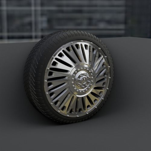 WHEEL FOR CUSTOM TRUCK 21F FRONT AND DOUBLED BACK 3D print model_2