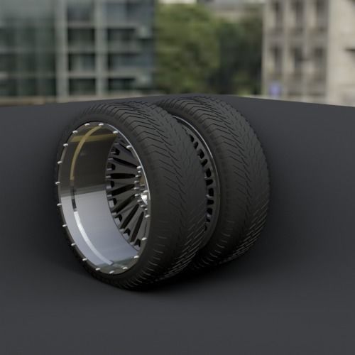 WHEEL FOR CUSTOM TRUCK 21F FRONT AND DOUBLED BACK 3D print model_8