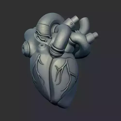 Robot Heart  3D print model
