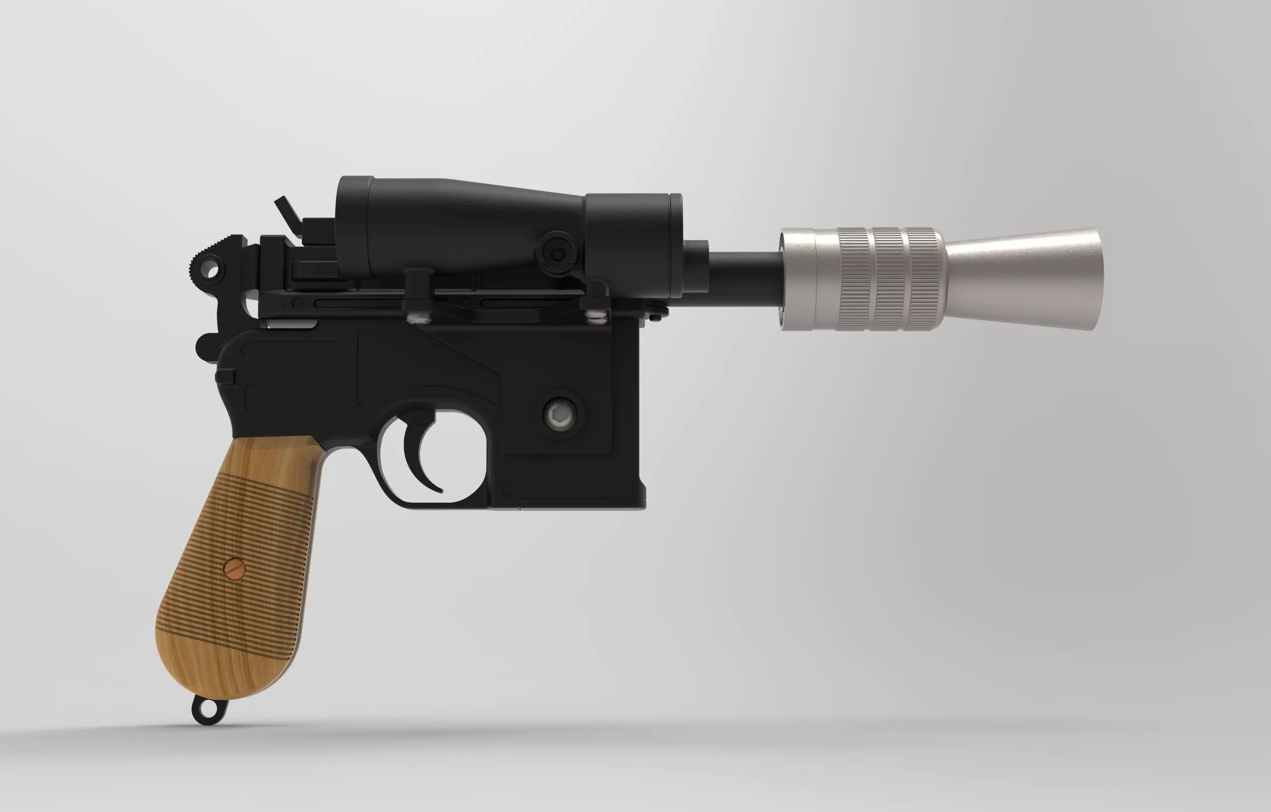 Lukes Blaster DL-44 3D model_0