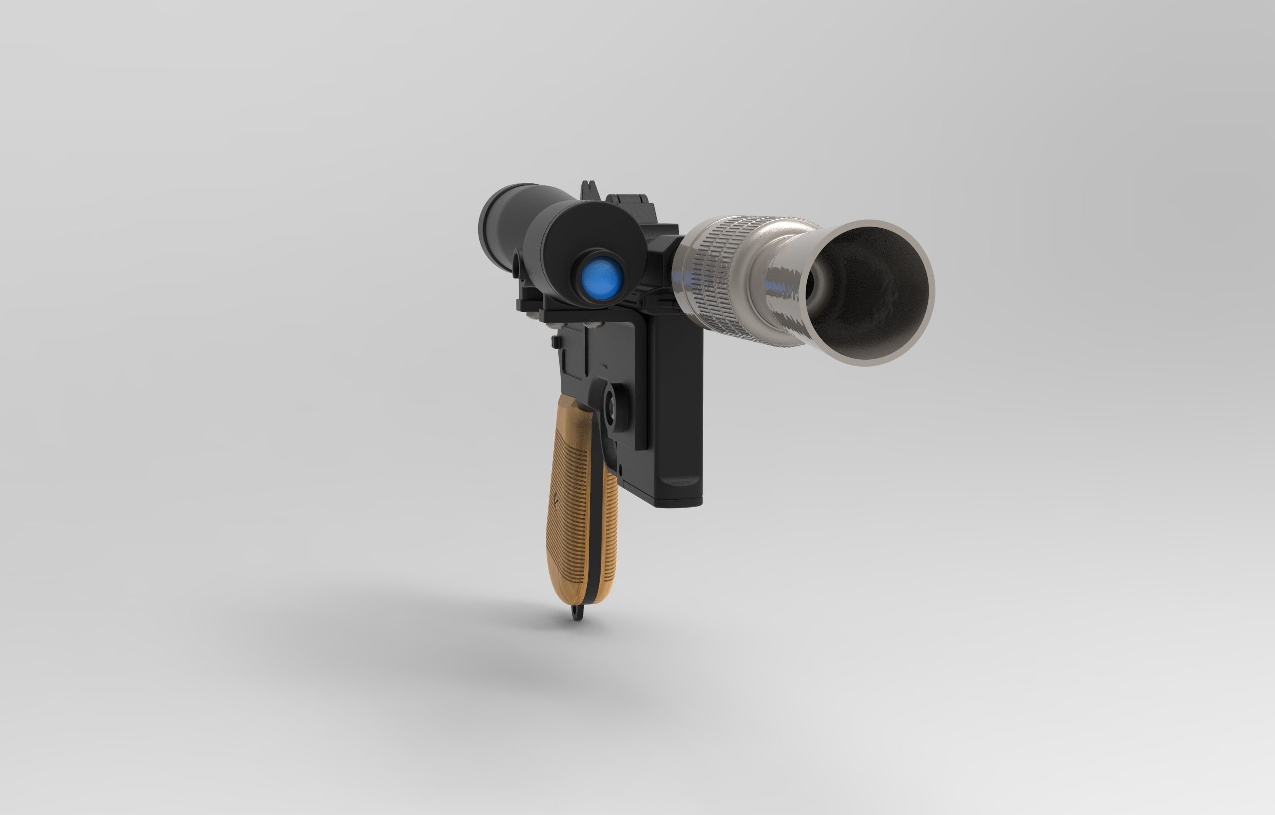 Lukes Blaster DL-44 3D model_3