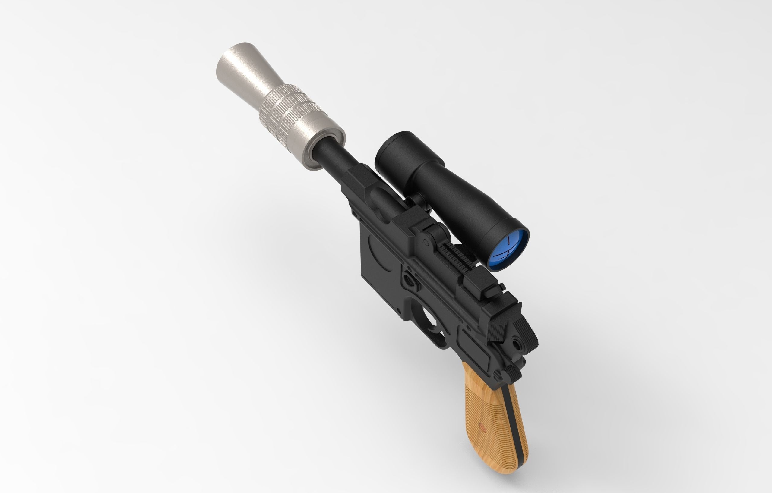 Lukes Blaster DL-44 3D model_15