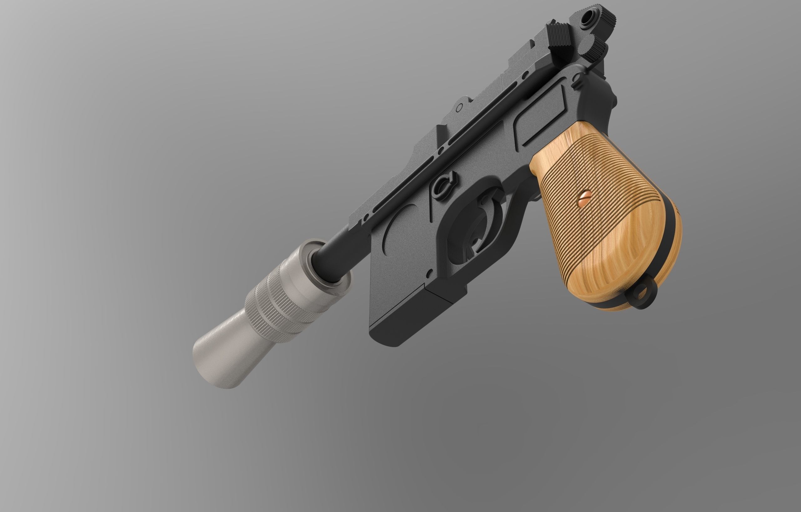 Lukes Blaster DL-44 3D model_16