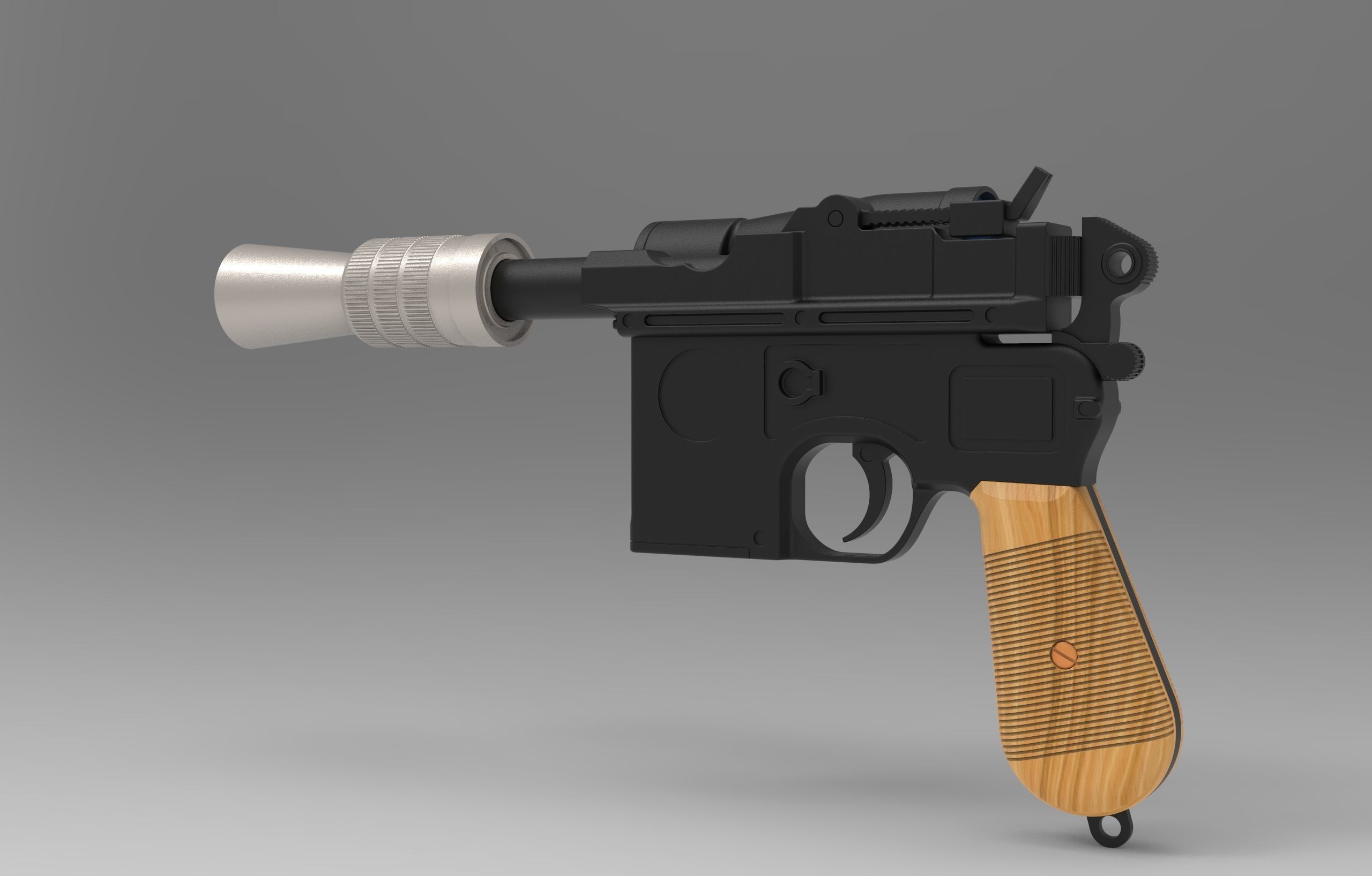 Lukes Blaster DL-44 3D model_8