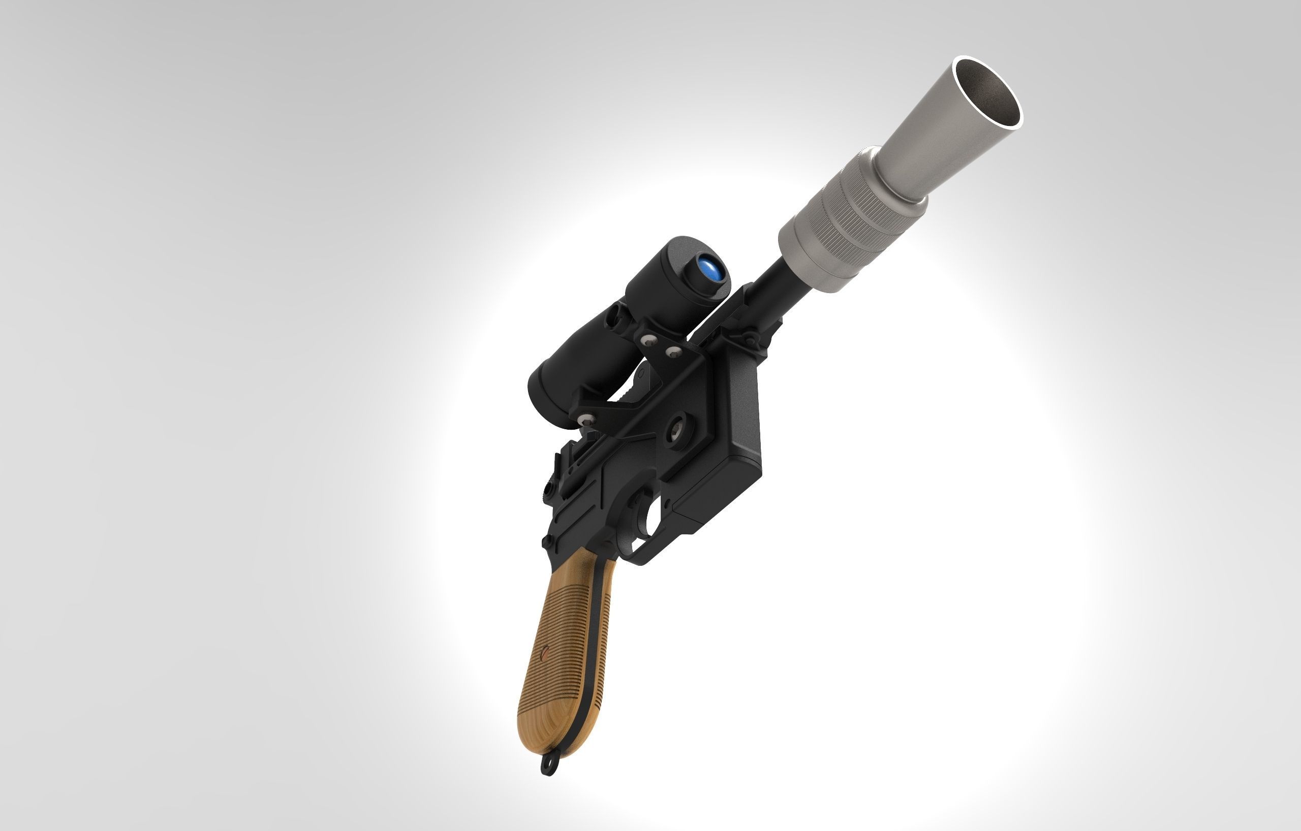Lukes Blaster DL-44 3D model_18