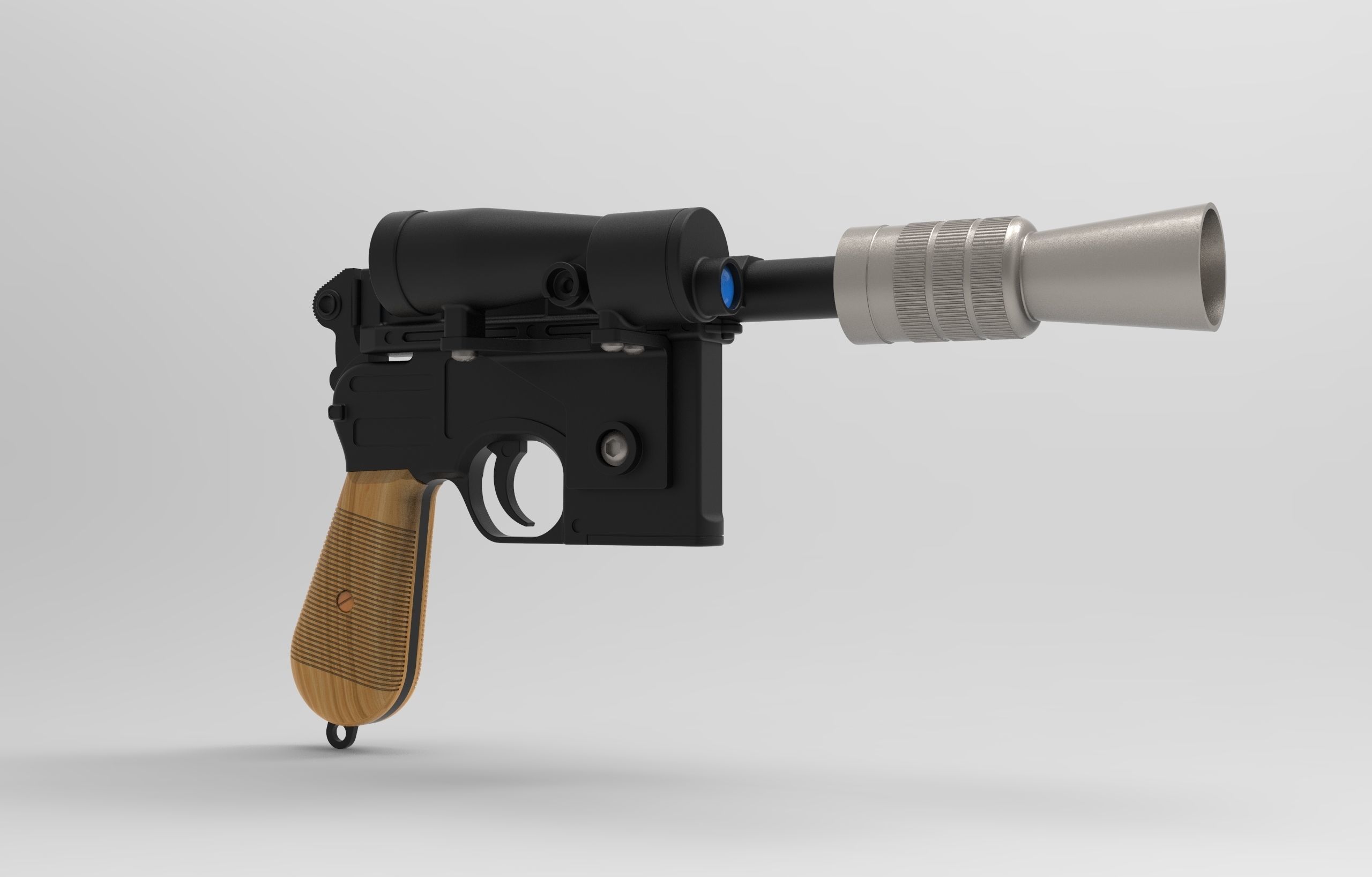 Lukes Blaster DL-44 3D model_1