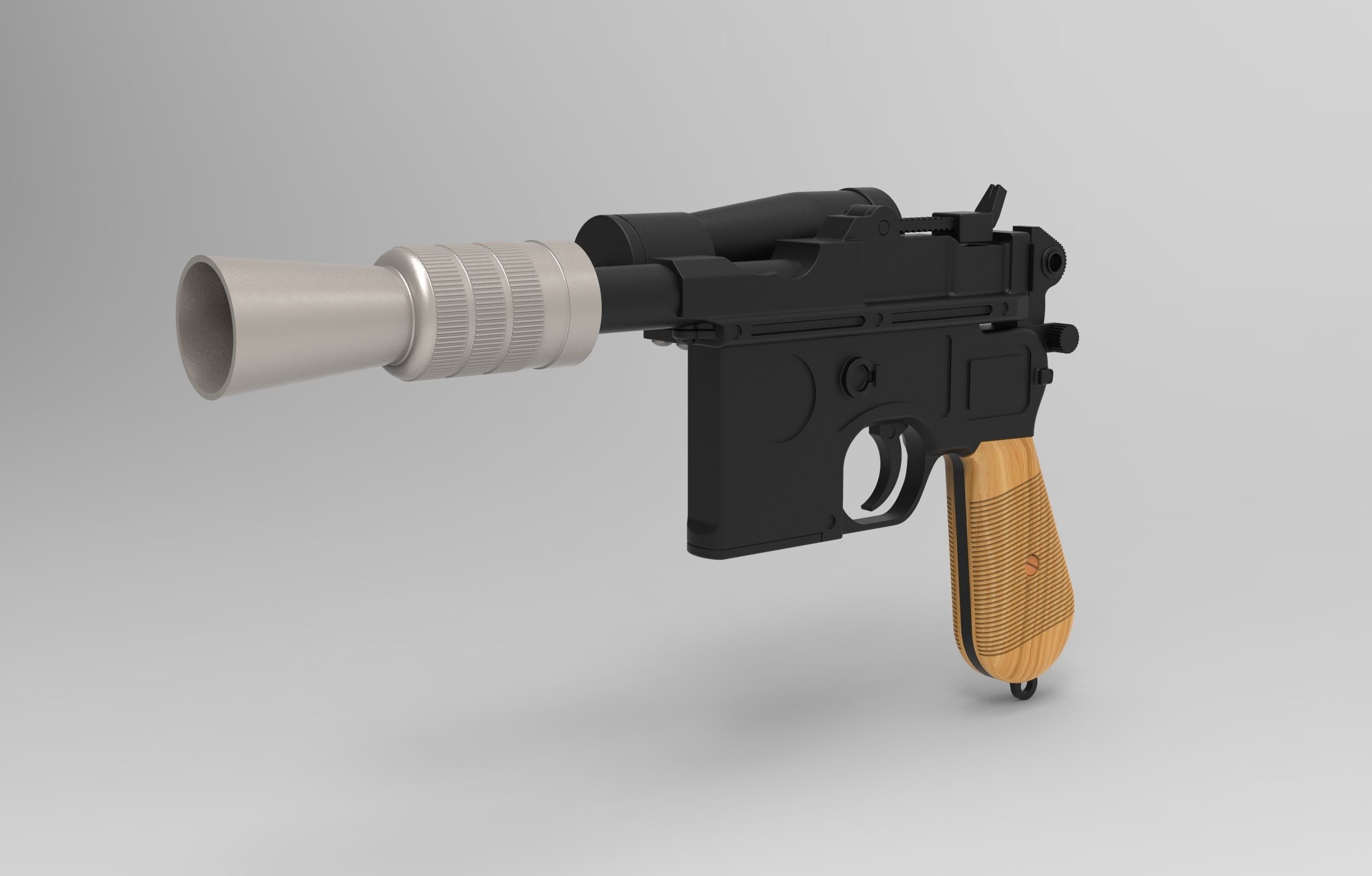Lukes Blaster DL-44 3D model_6