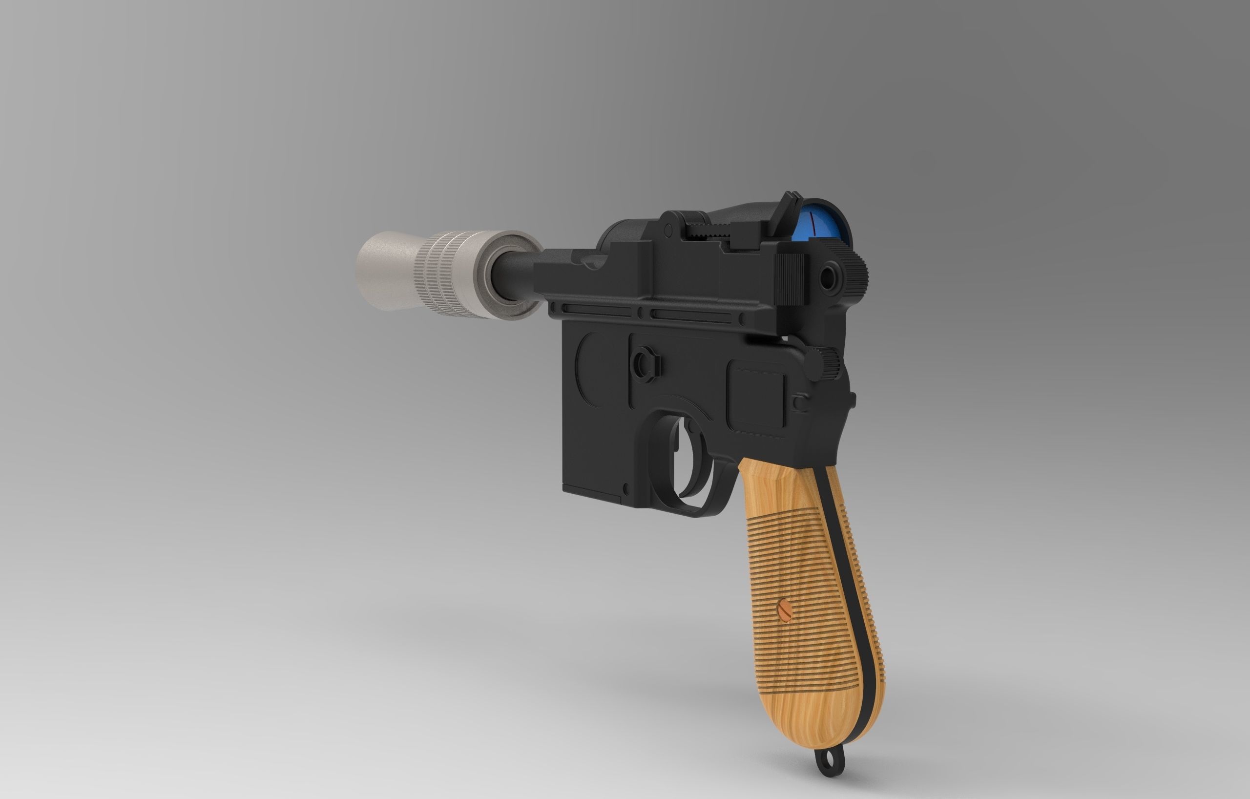 Lukes Blaster DL-44 3D model_9