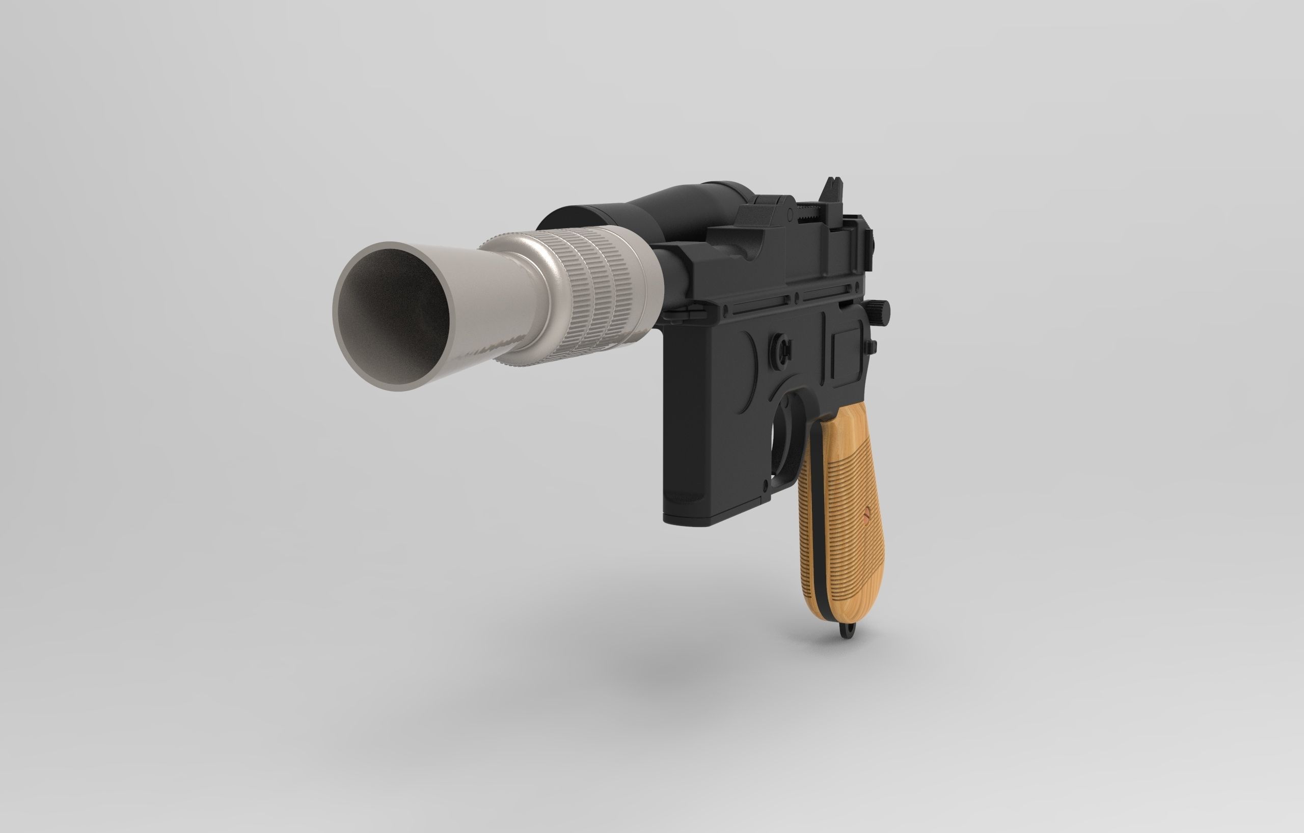 Lukes Blaster DL-44 3D model_5