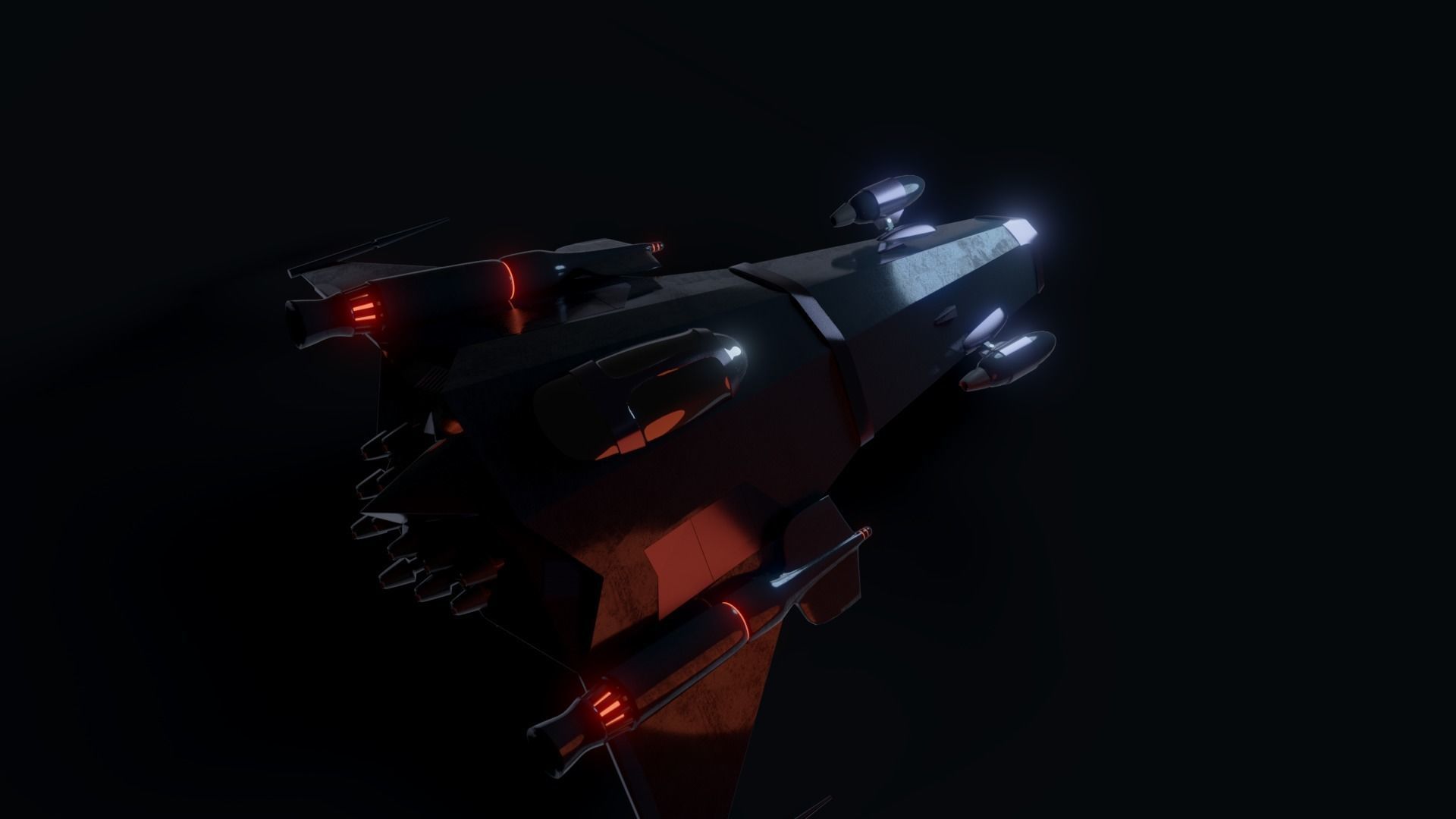 Fighter jet 3D model_4