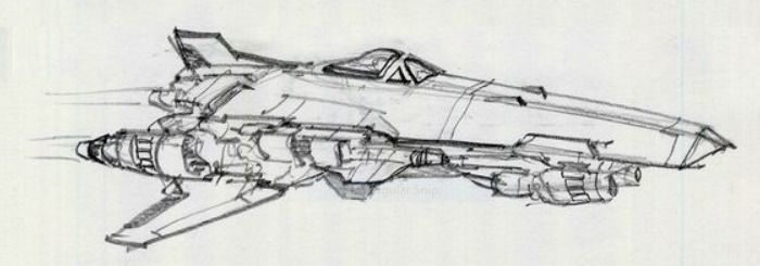 Fighter jet 3D model_2