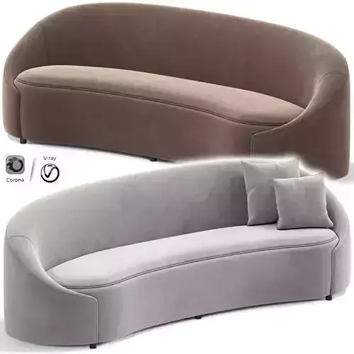 Stone curved Sofa