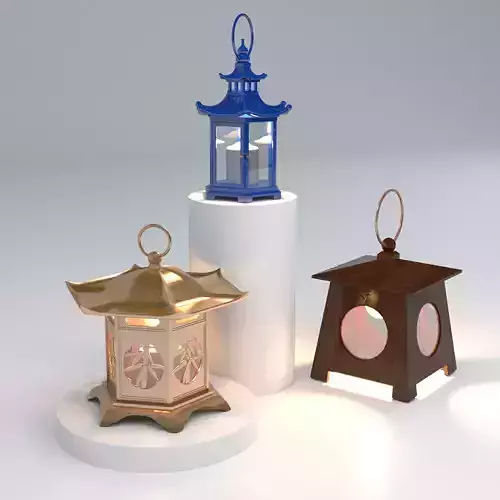 JAPANESE LANTERN SET
