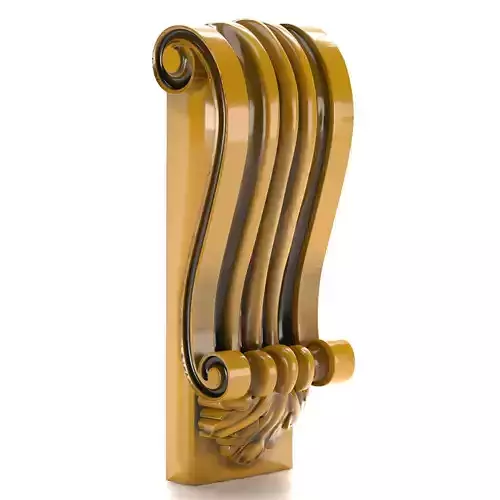Corbel01 ornate radiator with handle